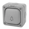 MK IP66 10A 1-Gang 1-Way Weatherproof Outdoor Bell Switch -Cheap Back Boxes Store 83428 P