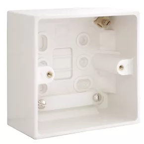 British General 900 Series 1-Gang Surface Pattress Back Box 42mm 2 British General 900 Series 1-Gang Surface Pattress Back Box 42mm - Image 2