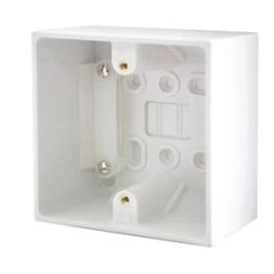 British General 900 Series 1-Gang Surface Pattress Back Box 42mm