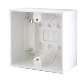 British General 900 Series 1-Gang Surface Pattress Back Box 42mm 1 British General 900 Series 1-Gang Surface Pattress Back Box 42mm