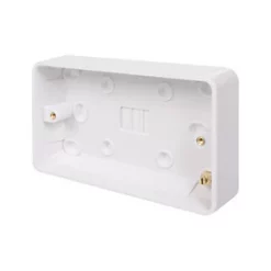 Schneider Electric Lisse 2-Gang Surface Pattress Moulded Box 25mm