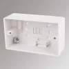 LAP 2-Gang Surface Pattress Back Box 44mm 8 LAP 2-Gang Surface Pattress Back Box 44mm -Cheap Back Boxes Store 85901 P
