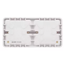 Schneider Electric Lisse 2-Gang Surface Pattress Moulded Box 25mm 7 Schneider Electric Lisse 2-Gang Surface Pattress Moulded Box 25mm -Cheap Back Boxes Store 8898J A3