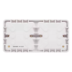 Schneider Electric Lisse 2-Gang Surface Pattress Moulded Box 25mm 4 Schneider Electric Lisse 2-Gang Surface Pattress Moulded Box 25mm - Image 4