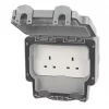 MK Masterseal Plus IP66 13A 2-Gang Weatherproof Outdoor Unswitched Socket 4 MK Masterseal Plus IP66 13A 2-Gang Weatherproof Outdoor Unswitched Socket -Cheap Back Boxes Store 91361 P
