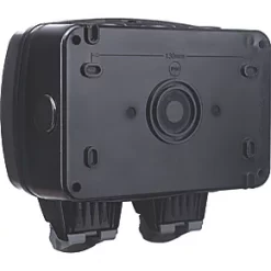 British General Decorative IP66 13A 2-Gang SP Weatherproof Outdoor Switched Passive RCD Socket -Cheap Back Boxes Store 920XH A5