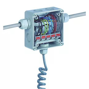 Wago ABOX 221 IP65 32A 5-Terminal Weatherproof Outdoor Junction Box 110 x 110 x 67mm 2 Wago ABOX 221 IP65 32A 5-Terminal Weatherproof Outdoor Junction Box 110 x 110 x 67mm - Image 2