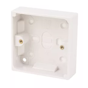 1-Gang Surface Pattress Back Box 25mm 1 1-Gang Surface Pattress Back Box 25mm