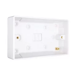 Schneider Electric Ultimate Slimline 2-Gang Surface Pattress Surface Pattress Box 27mm 5 Schneider Electric Ultimate Slimline 2-Gang Surface Pattress Surface Pattress Box 27mm -Cheap Back Boxes Store 9655J A2