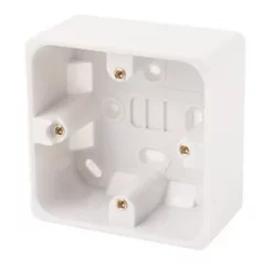 Crabtree Capital 1-Gang Surface Pattress Moulded Box 44mm